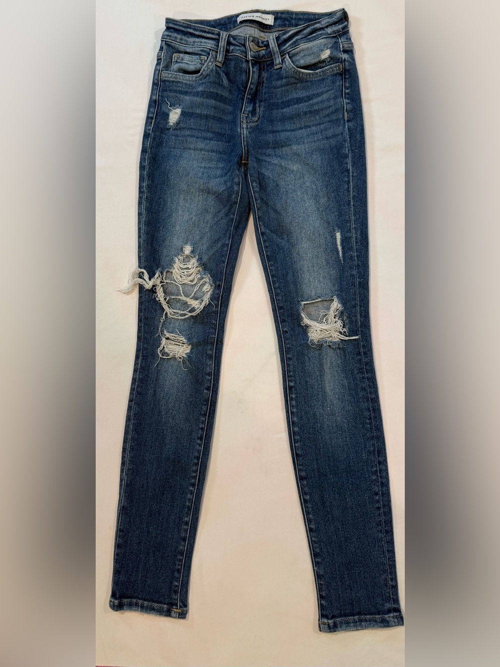 Flying Monkey Ripped Denim Jeans – Women’s Size 25